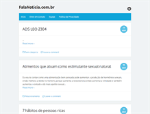 Tablet Screenshot of falanoticia.com.br